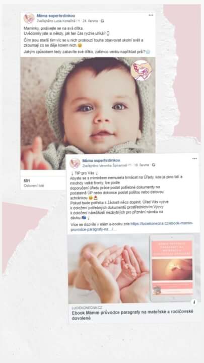 Tvorba příspěvků na Váš Facebook