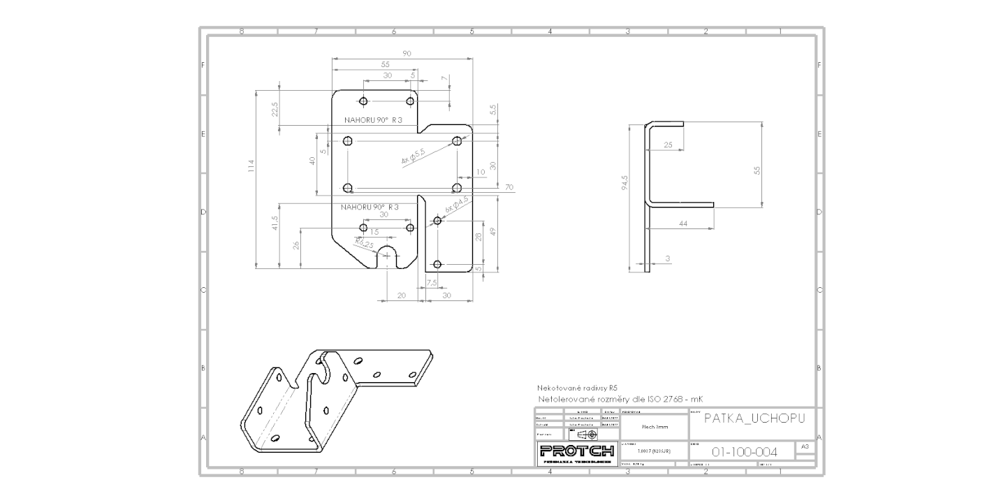 Strojírenská CAD dokumentace