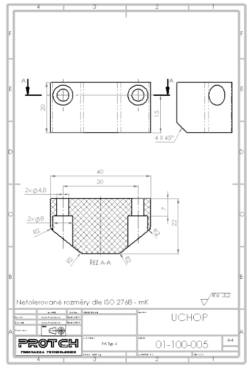 Strojírenská CAD dokumentace