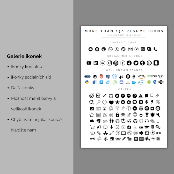 Moderní a profesionální šablona pro životopis