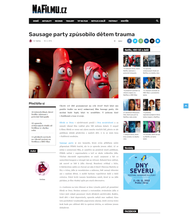 Čtivé články, recenze, rozbory