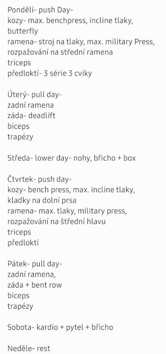 jídelníček na míru