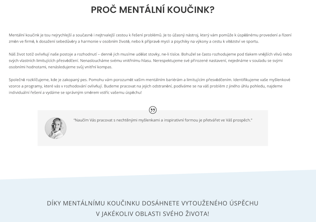 Copywriting a marketingová konzultace