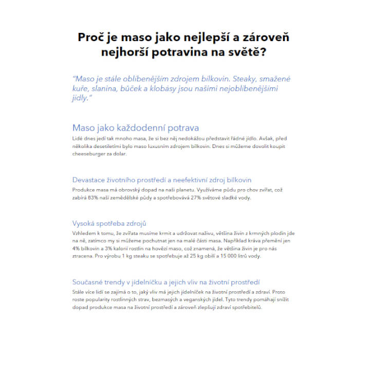 Kvalitní copywriting - Texty/články na web/blog