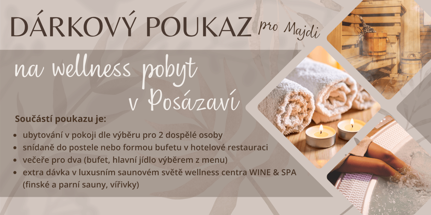 Dárkový poukaz na míru, pozvánka nebo vstupenka na akci