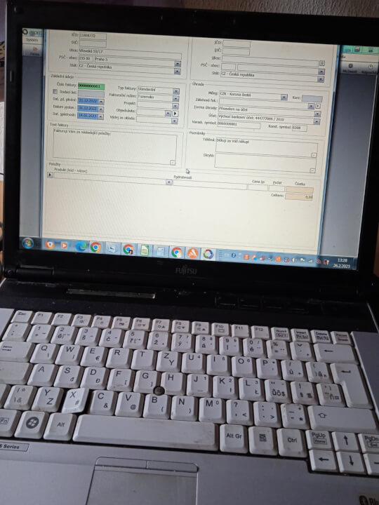 Fakturantka online, bez závazku, faktury i objednávky, sklad