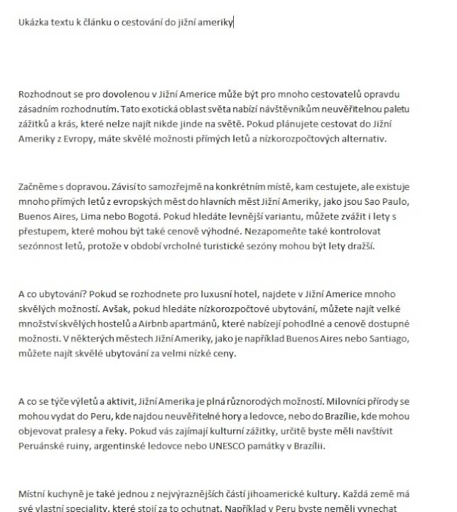 Copywriting, záliba a objevování nových věcí