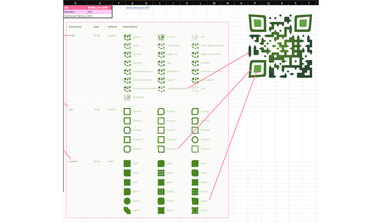 EXCEL: Fakturační systém s vlastním QR kódem platby