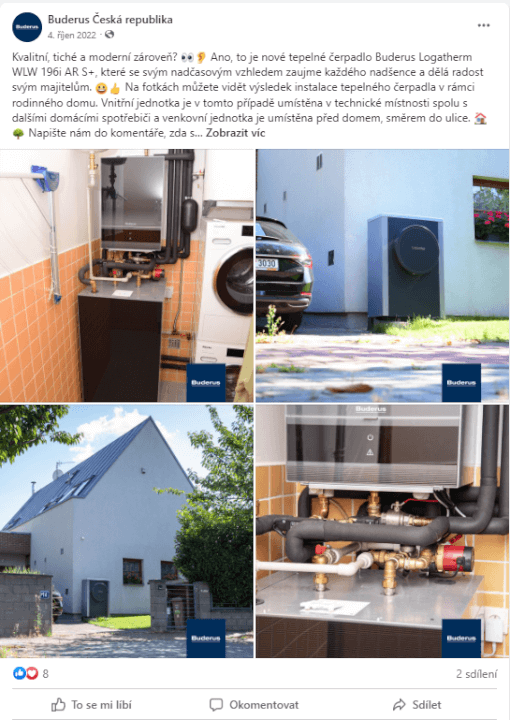 Firemní obsah pro sociální sítě