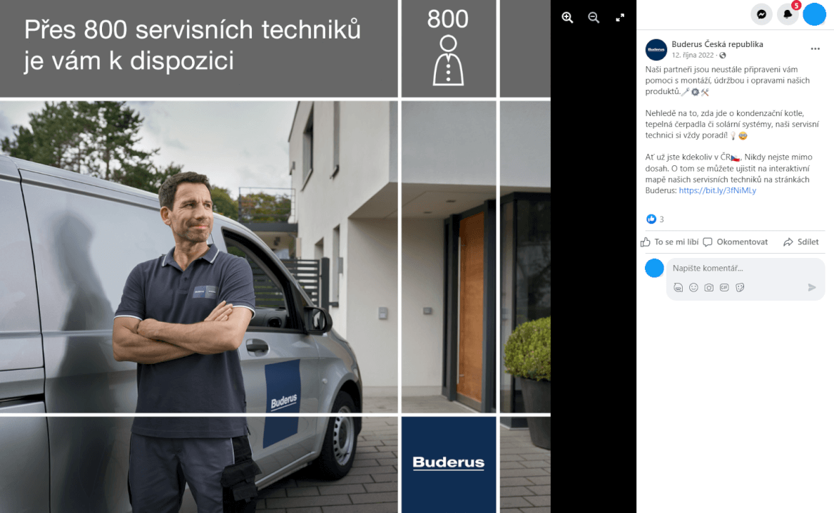 Firemní obsah pro sociální sítě