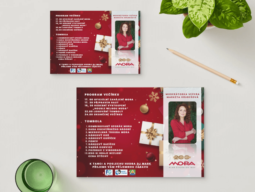 Tiskovina na míru (pozvánky, poukázky, cedulky, letáky)