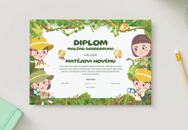 Tiskovina na míru (pozvánky, poukázky, cedulky, letáky)