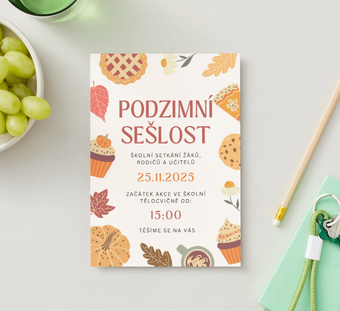 Tiskovina na míru (pozvánky, poukázky, cedulky, letáky)