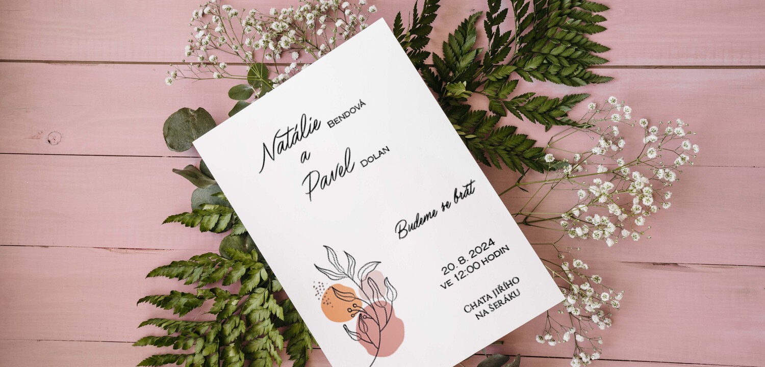 Svatební oznámení a jiné tiskoviny na míru