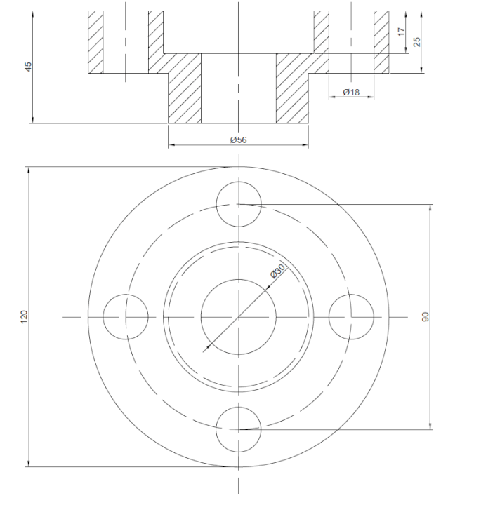 Tvorba 2D návrhu - technické výkresy