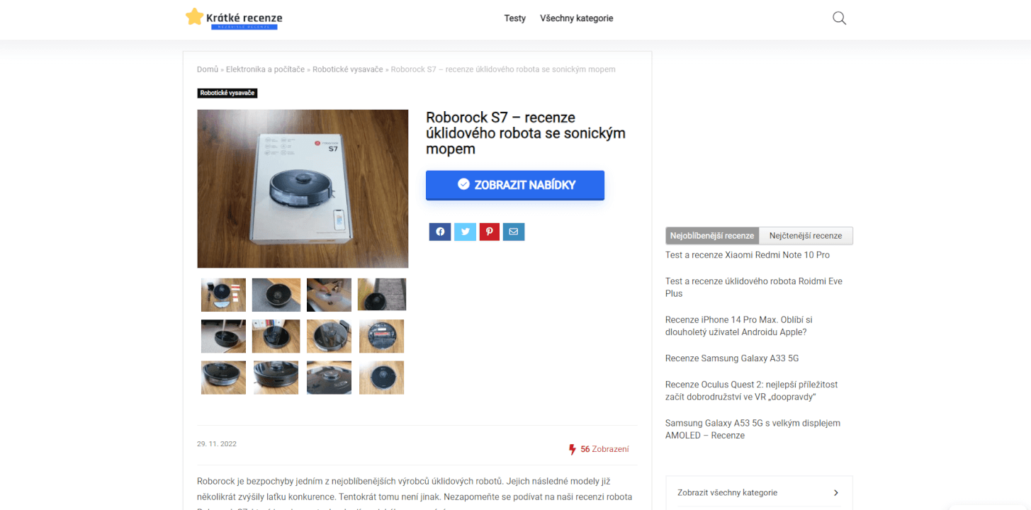 Publikuji vaši recenzi na portále KratkeRecenze.cz
