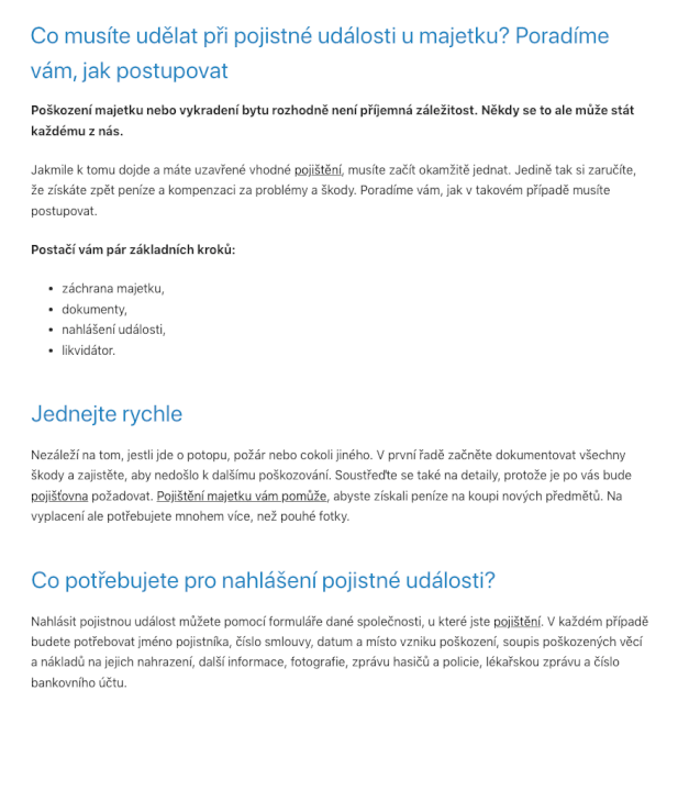 Napíšeme pro vás profesionální článek