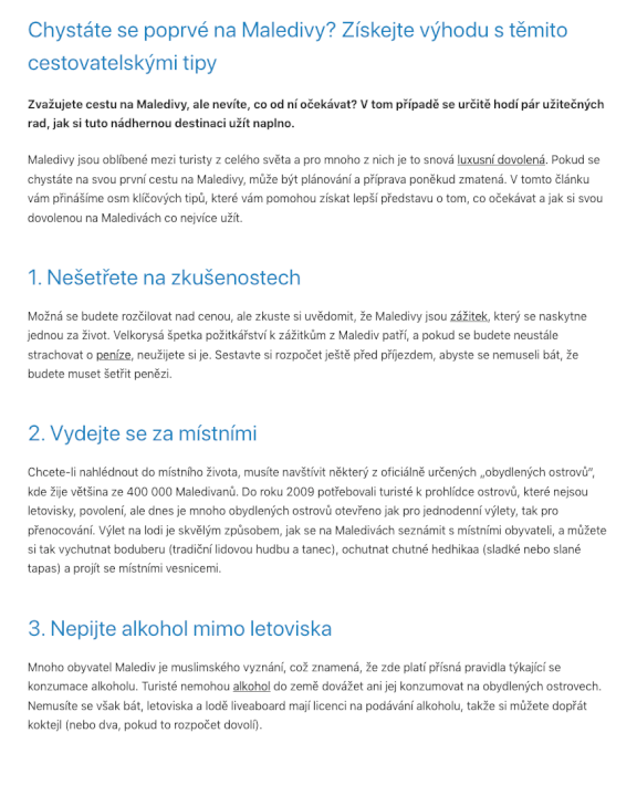 Napíšeme pro vás profesionální článek