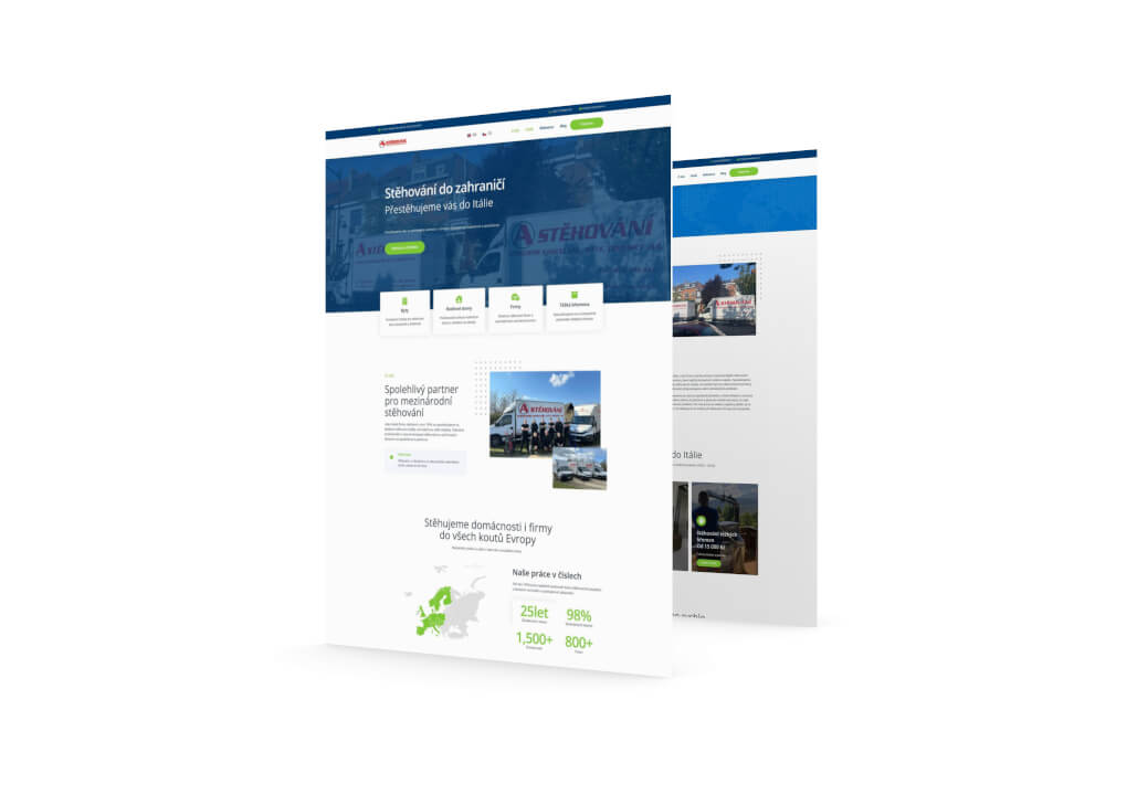 Profesionální web pro prezentaci firmy nebo služby