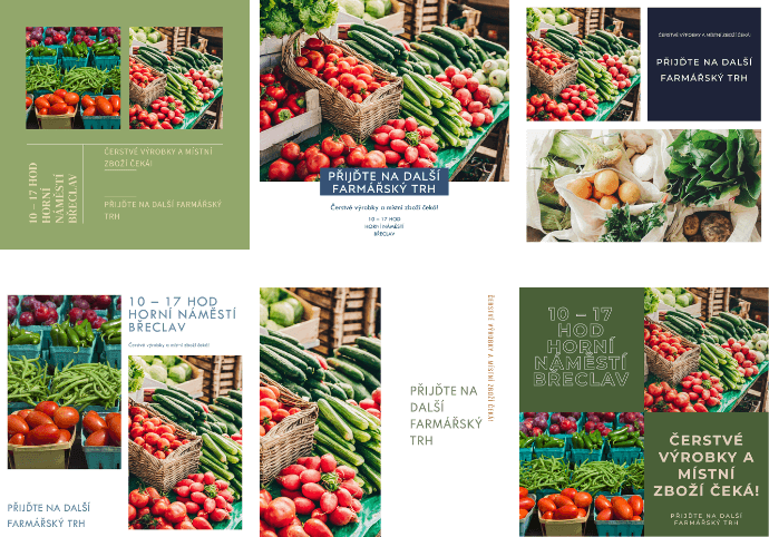 Sada příspěvků na IG