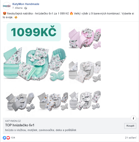 Reklama na Facebooku, Instagramu, TikToku