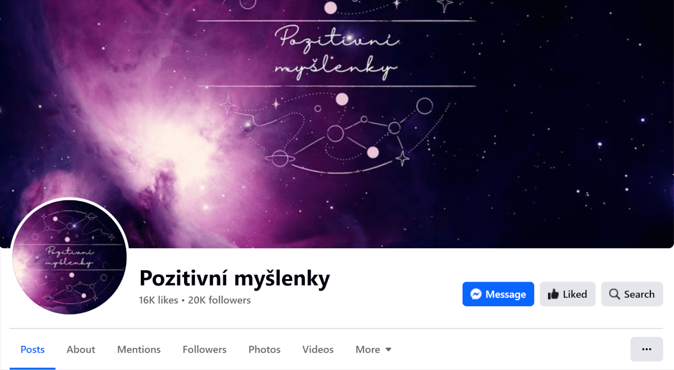 Profi správa FB stránky