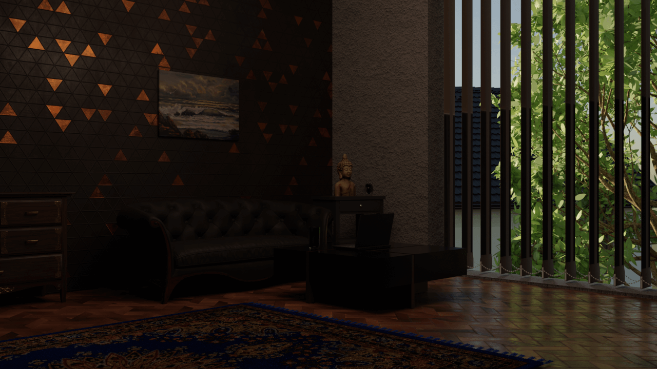 3D fotorealistická vizualizace interiéru