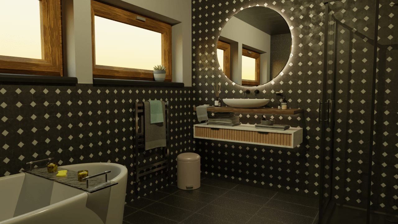 3D fotorealistická vizualizace interiéru