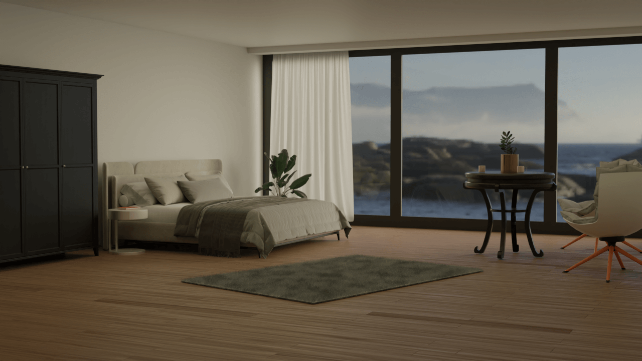 3D fotorealistická vizualizace interiéru