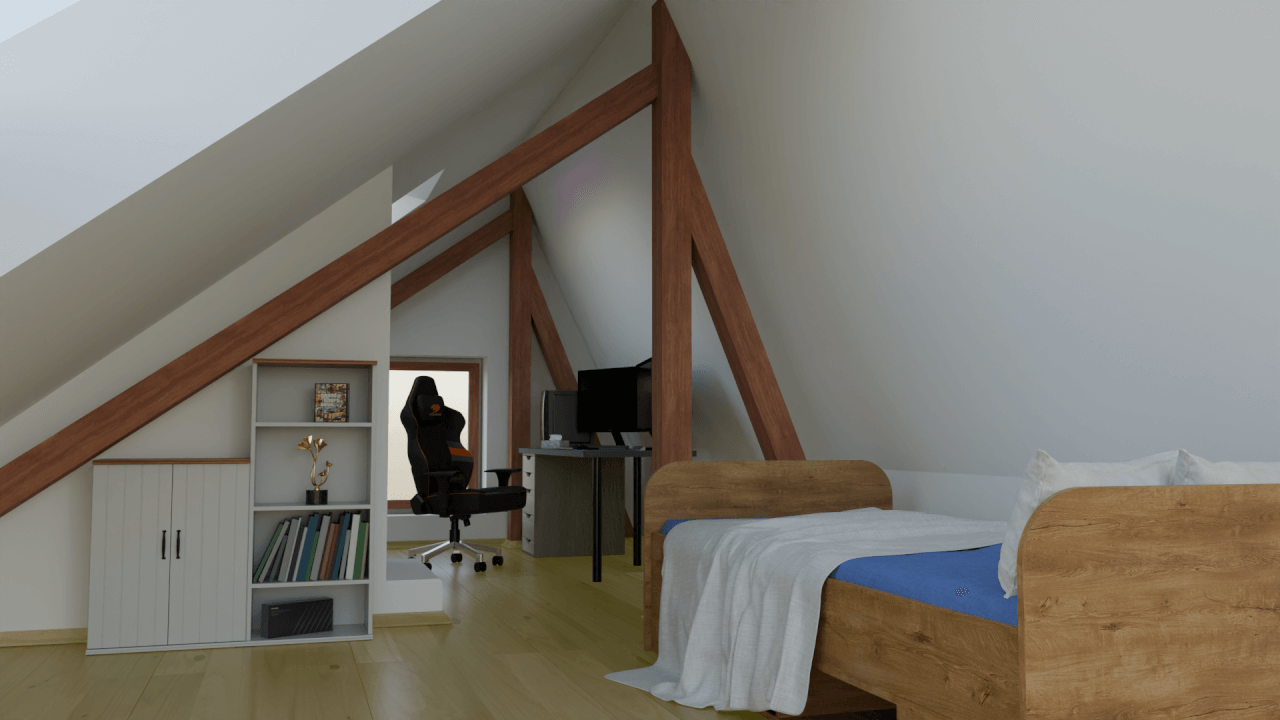 3D fotorealistická vizualizace interiéru