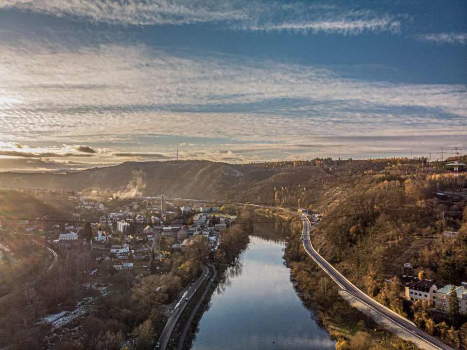 Snímky a video záznam z dronu