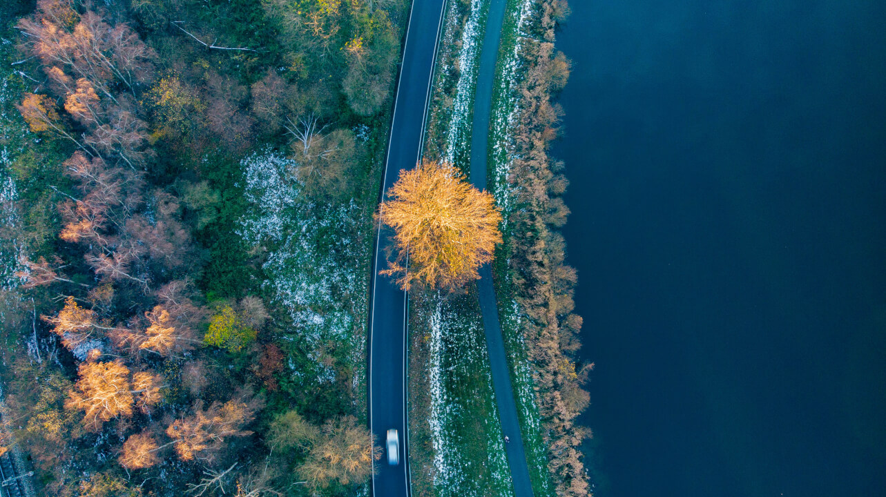 Snímky a video záznam z dronu