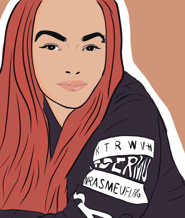 Digitálne portréty cartoon