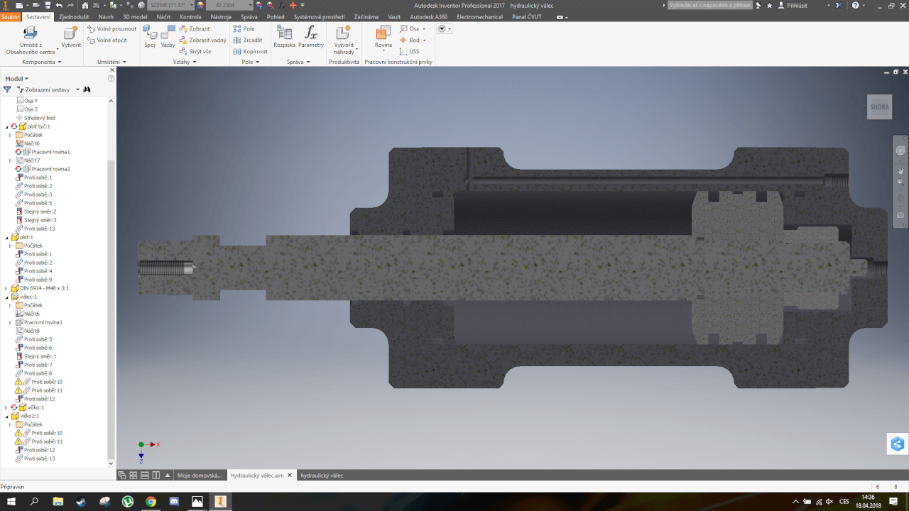 Tvorba 3D modelu Solidworks / Inventor
