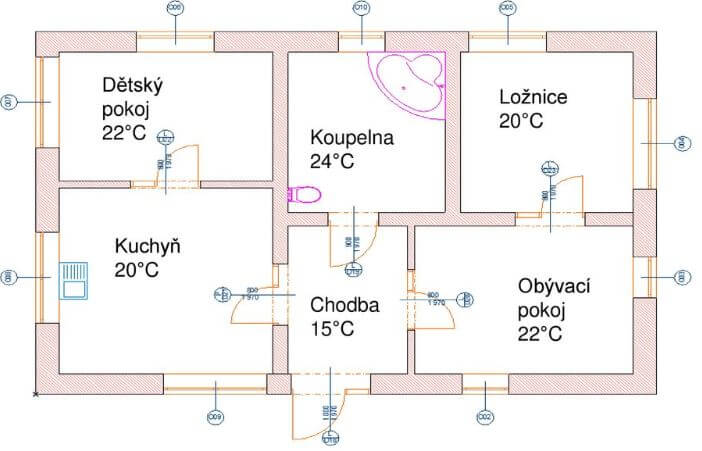 Výpočet tepelných ztrát