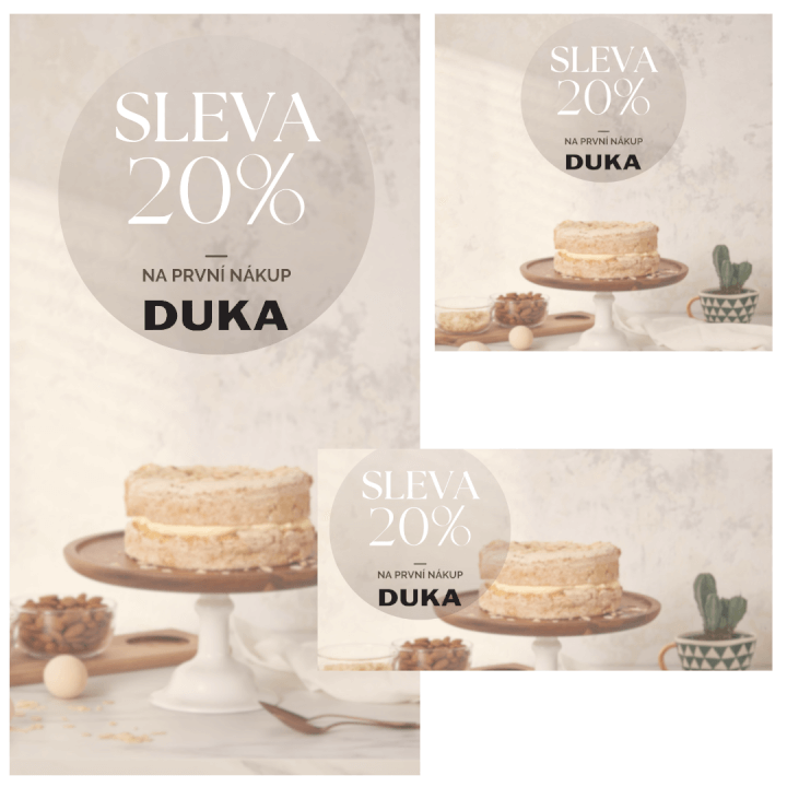 Tvorba sady bannerů pro facebook/instagram