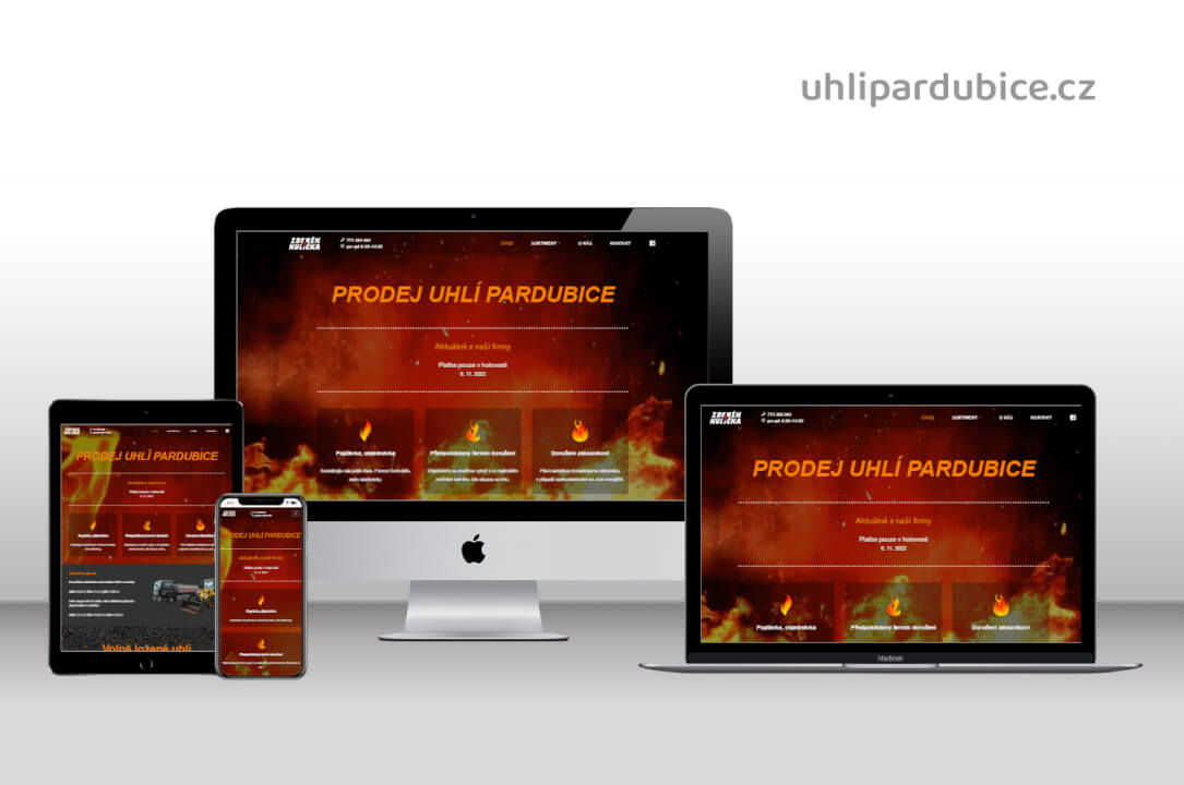 Profesionální web s administrací