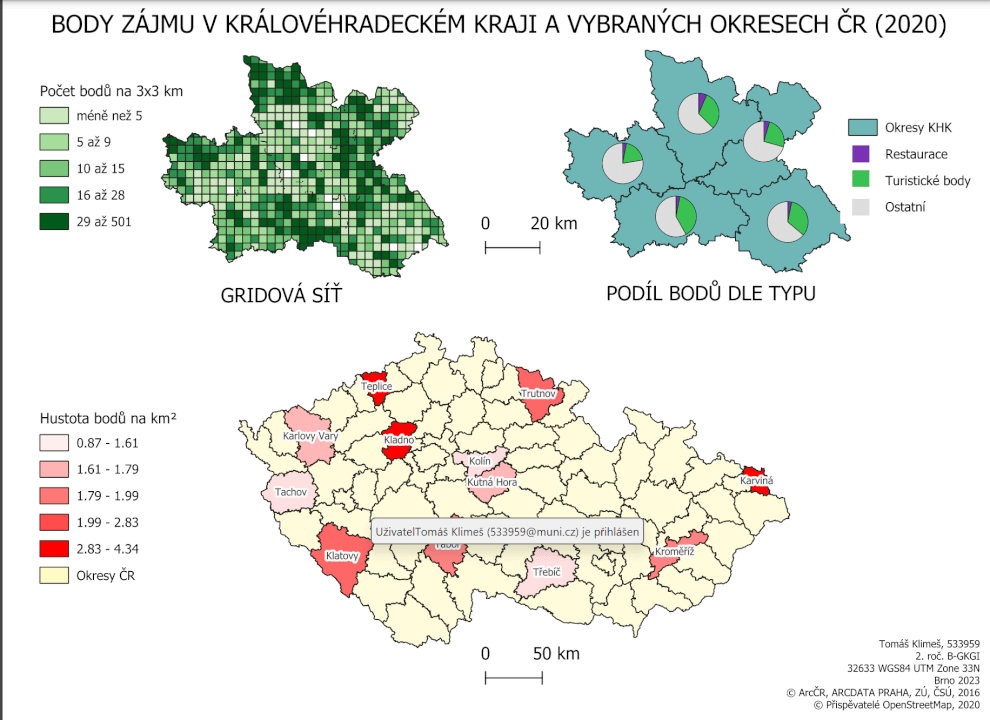 Mapa nebo prostorová analýza na míru