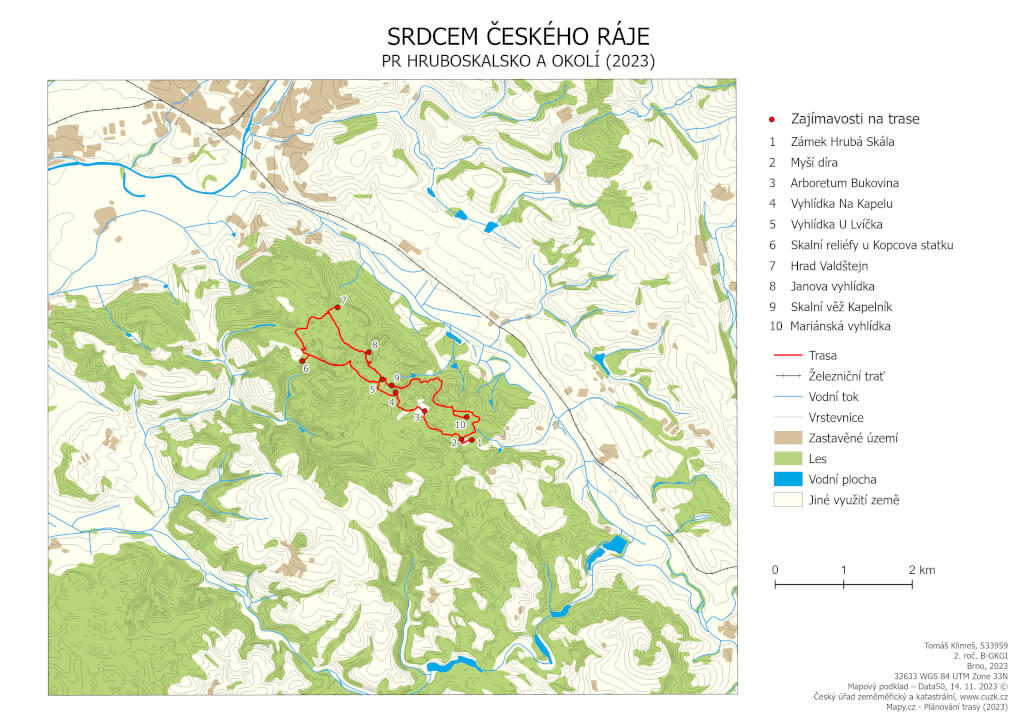 Mapa nebo prostorová analýza na míru
