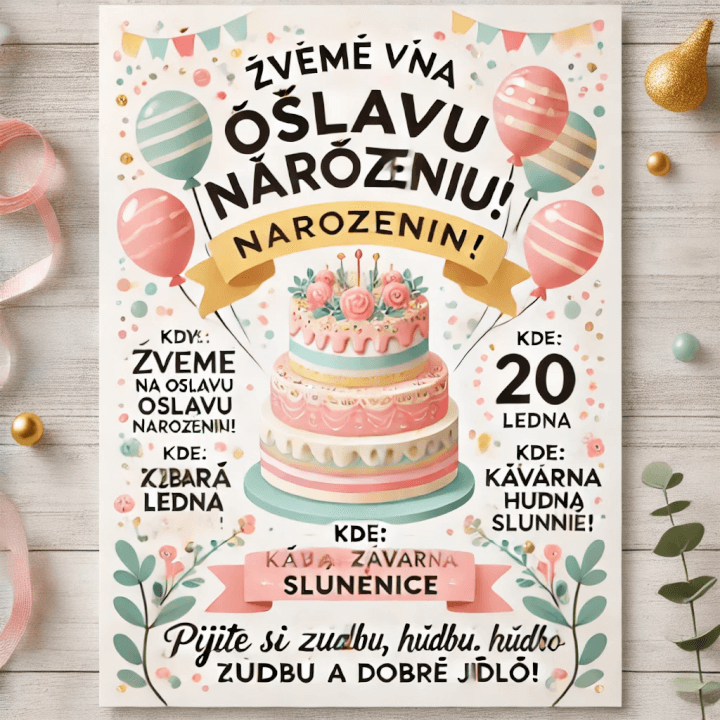 letáček/ plakát kamkoliv (dle přání)