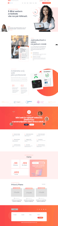 ✨ Profesionální miniweb, landing page či magazín