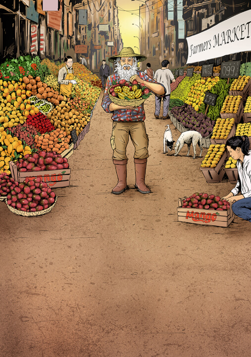 Propracované ilustrace do knih, her či na wáš web.