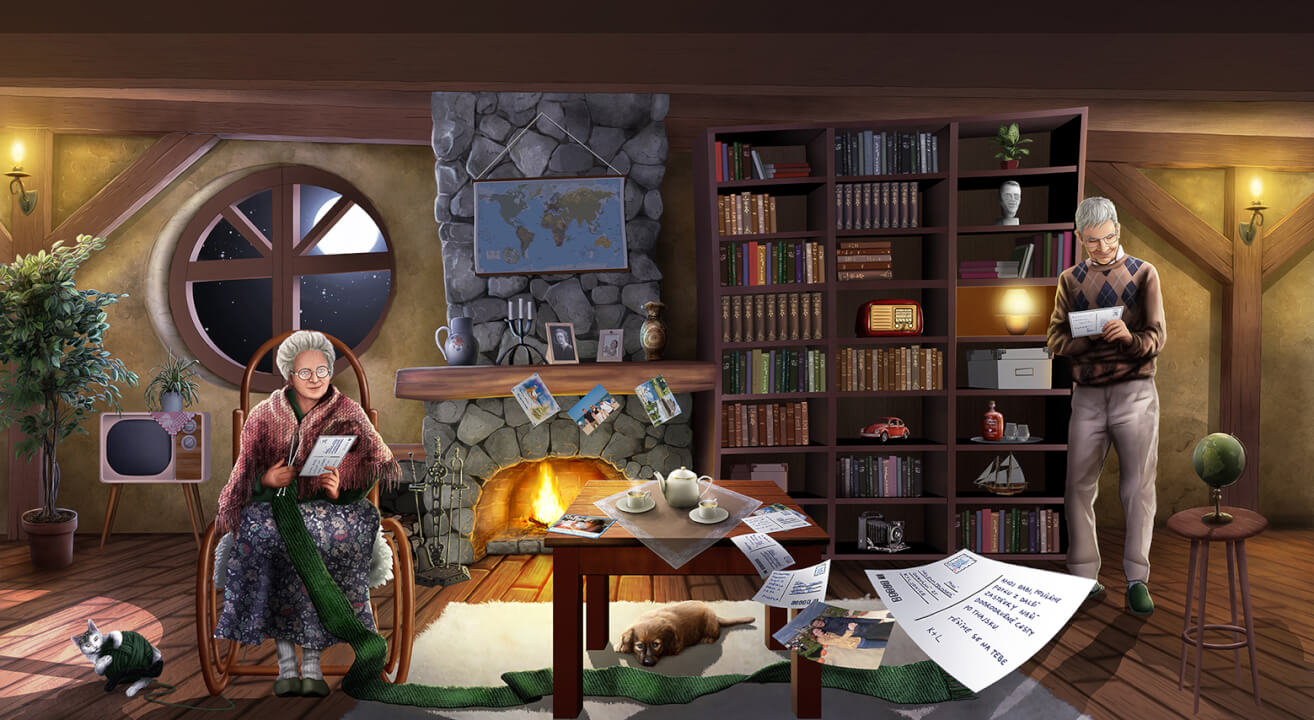 Propracované ilustrace do knih, her či na wáš web.