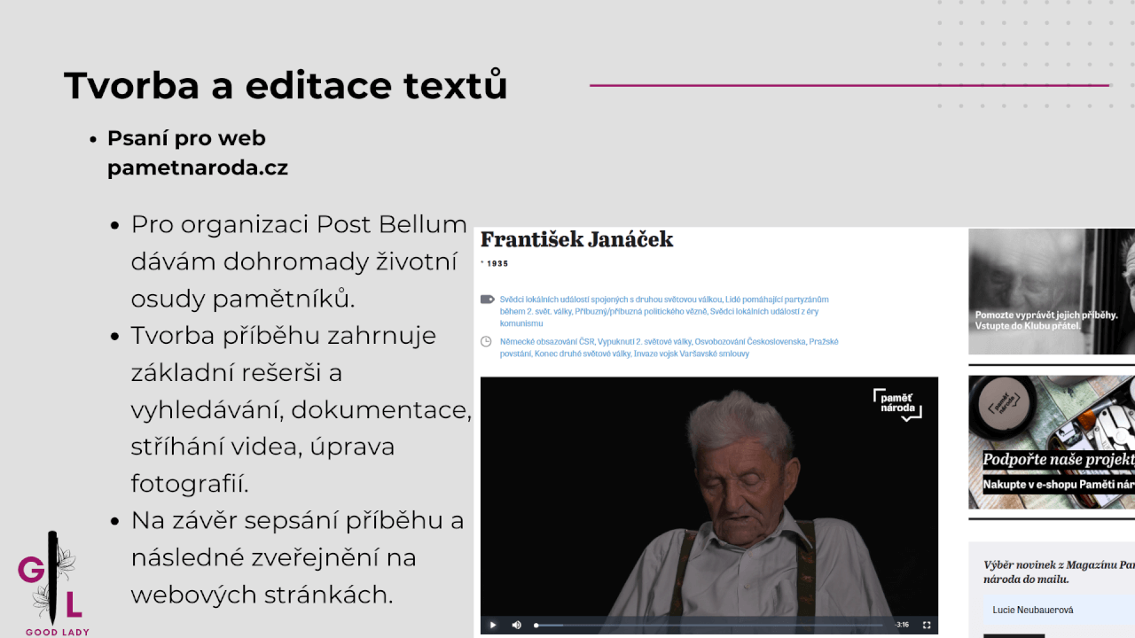 Vaše virtuální asistentka na míru