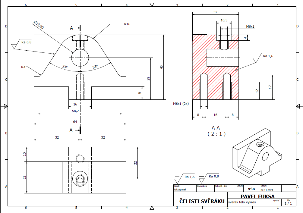 ✅ Technické výkresy a 3D modely na míru