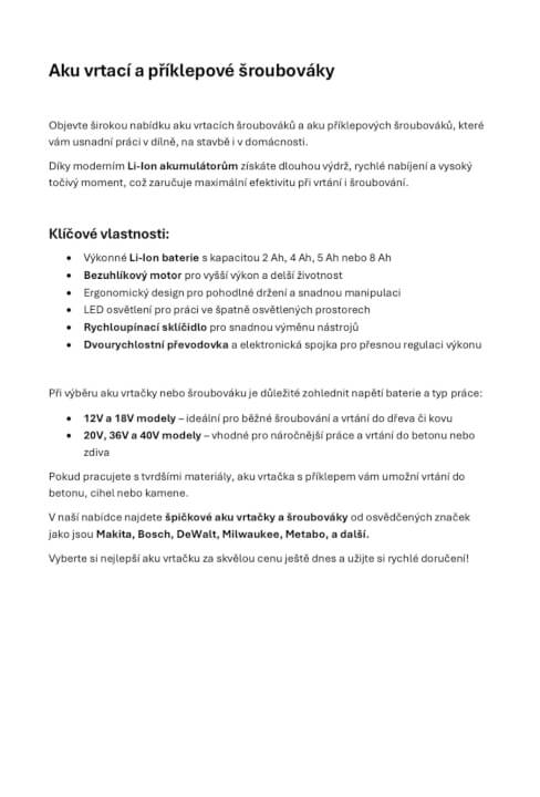 Kvalitní texty pro Váš projekt - copywriting