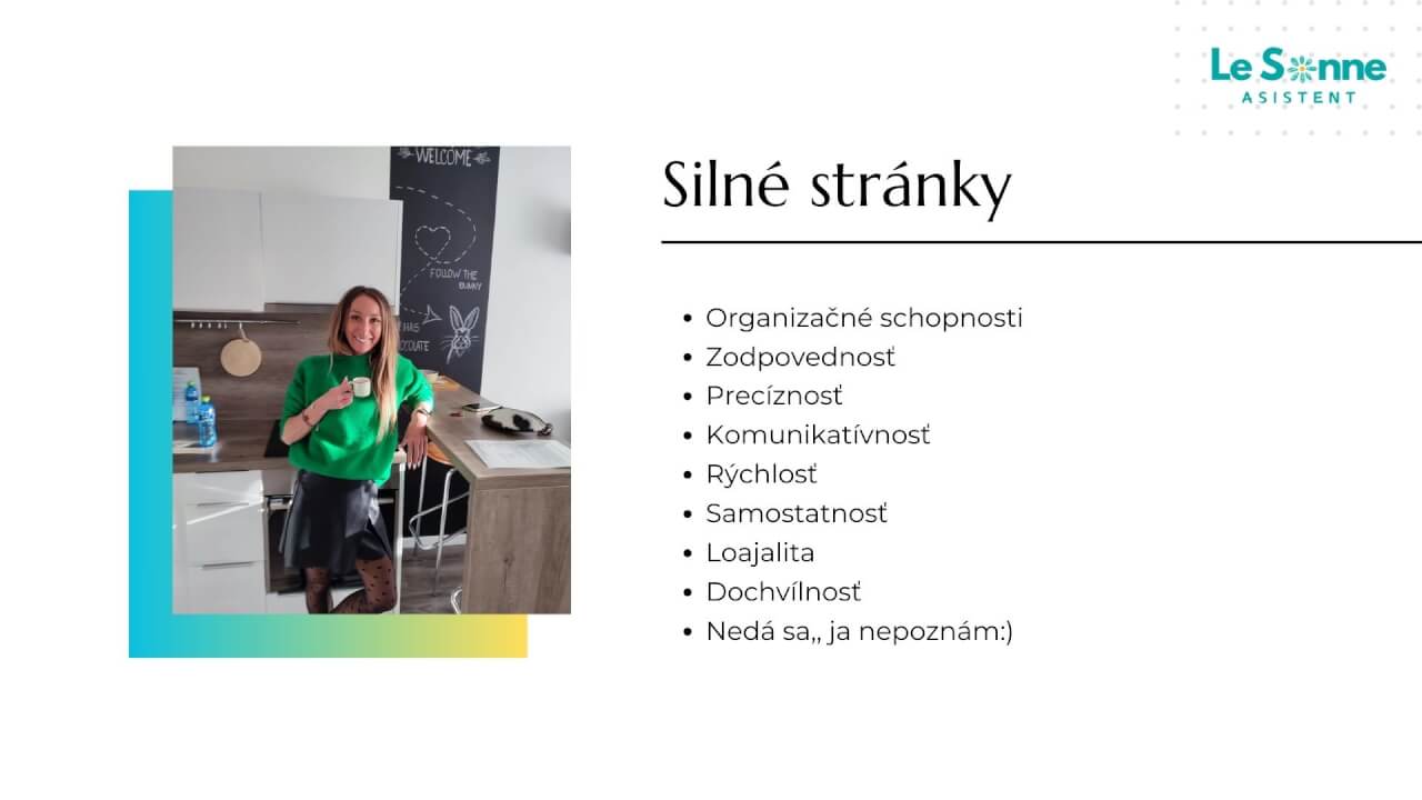 Profesionálna virtuálna asistentka