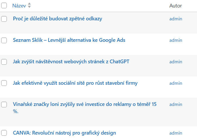 3x Publikace PR článku na webu Trhreklam.cz
