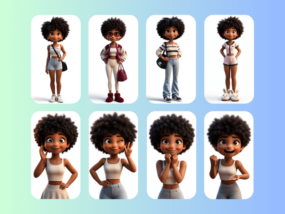 Vytvořím 3D kreslenou postavičku pro vaši značku 