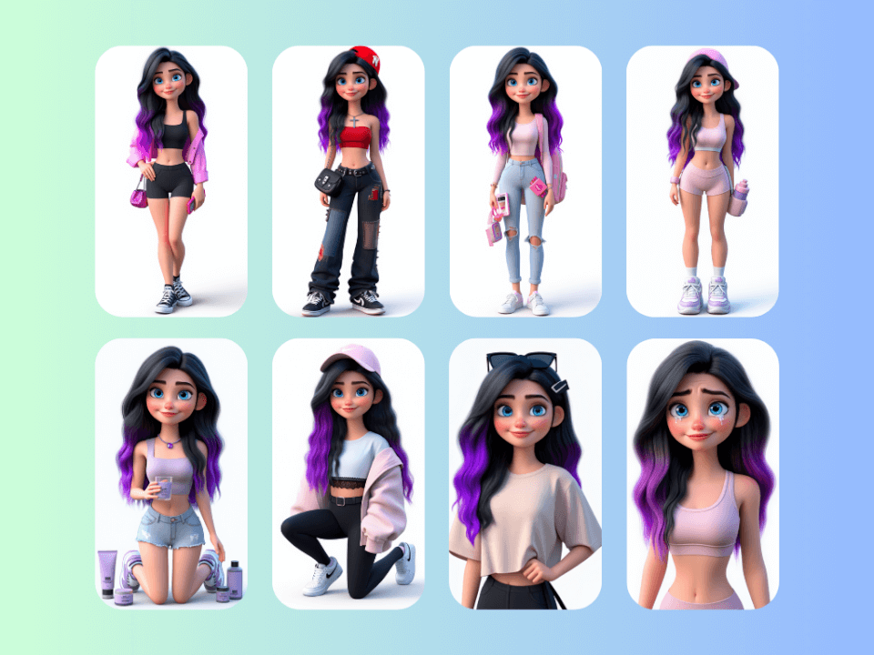 Vytvořím 3D kreslenou postavičku pro vaši značku 